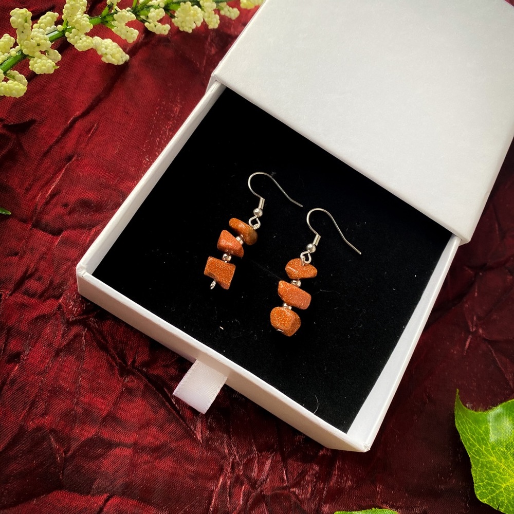 Stone earrings!